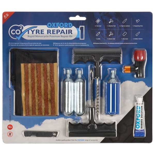 Kit Reparat Pana Anvelope Moto Oxford CO2 1 OX720